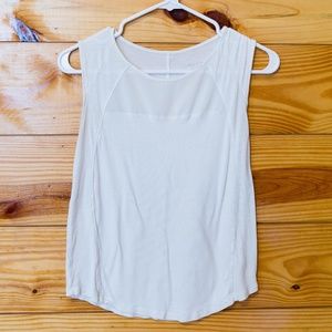 White Merona Sheer Chest Top